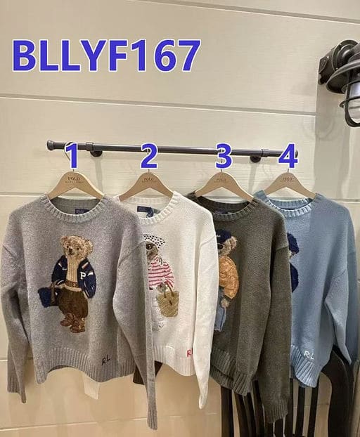 ראלף לורן סריג דובי שרוול ארוך לגברים — תמונה 6